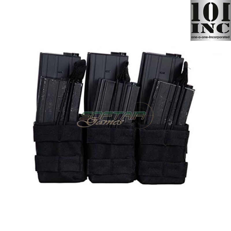 Tasca tripla 6 posti NERA per M4 101 inc (inc-359858-bk)