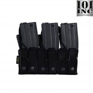 Triple pouch 6 places BLACK for M4 101 inc (inc-359858-bk)
