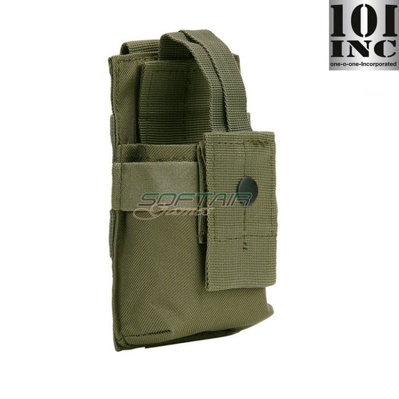 Tasca porta radio small OLIVE DRAB 101 inc (inc-359820-od)