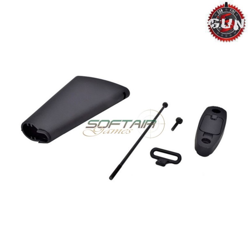 Fixed Short Stock Stubby Style Black Gun Five (gf-db024)