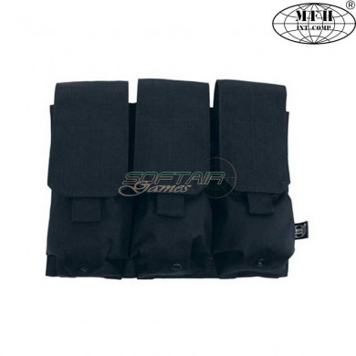 Triple pouch BLACK for M4 mfh (30616a)