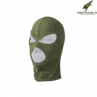 Balaclava 3 holes GREEN defcon 5 (d5-1935c-od)