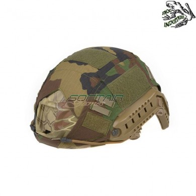Helmet Cover WOODLAND For Mh & Pj Frog Industries® (fi-011556-wd)