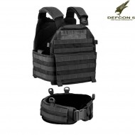 Recon Carrier Vest BLACK Defcon 5 (d5-bav13bk)