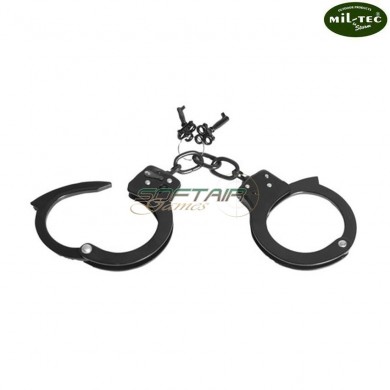 Black aluminum handcuffs mil-tec (16202000)