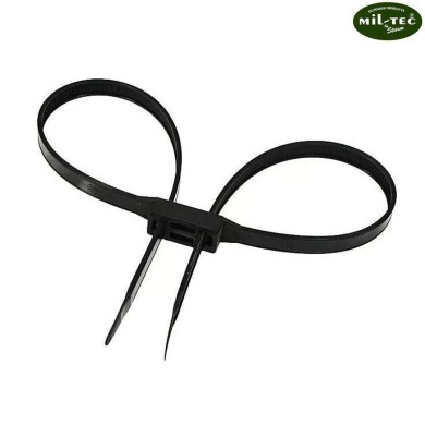 Black plastic handcuffs mil-tec (16204102)