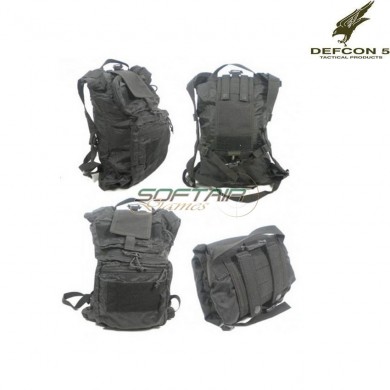 Black rollypolly backpack defcon 5 (d5-345-bk)
