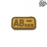 Patch 3d Pvc AB Neg TAN Frog Industries® (fi-abneg-tan) Patch 3d Pvc AB Neg TAN Frog Industries® (fi-abneg-tan)
