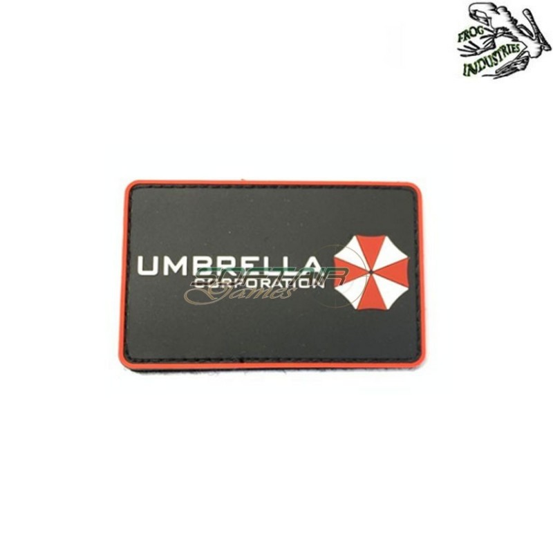 Patch 3d pvc UMBRELLA new RD. frog industries® (fi-umb-bkrd)
