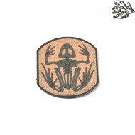 Patch 3d pvc FROG TAN frog industries® (fi-ra-tan)