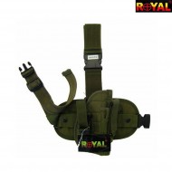 Fondina cosciale universale VERDE royal (06559-od) Fondina cosciale universale VERDE royal (06559-od)