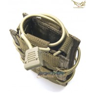 Single Bib Rifle Magazine Pouch Khaki Flyye Industries (cod.fy-ph-c034-kh)