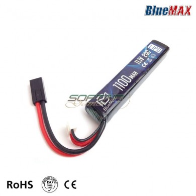 Batteria Lipo Connettore Mini Tamiya 11.1v X 1100mah 20c Stick Type Bluemax-power® (bmp-11.1x1100-stick)