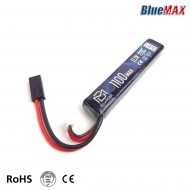 Lipo Battery Mini Tamiya Connector 11.1v X 1100mah 20c Stick Type Bluemax-power® (bmp-11.1x1100-stick)