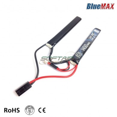 Lipo Battery Mini Tamiya Connector 7.4v X 1450mah 30c Cqb Type Bluemax-power® (2057)
