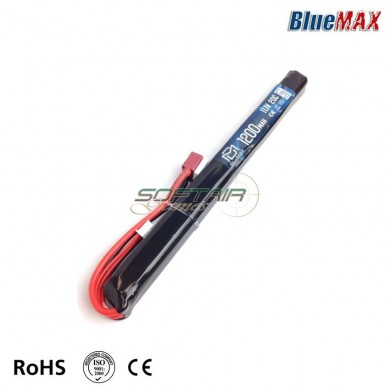 Lipo Battery DEANS Connector 11.1v X 1200mah 20c Slim Stick Type Bluemax-power® (bmp-11.1x1200-ds-ss)