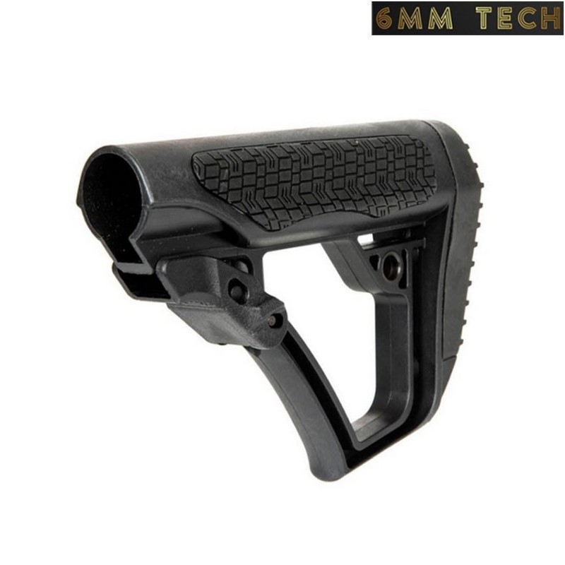 Calcio DD Style NERO per m4/m16 6MM TECH (6mmt-27-bk)