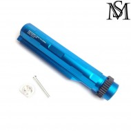 Tubo calcio strike ind. cnc style m4 aeg BLUE milsim series (ms-140-blue) Tubo calcio strike ind. cnc style m4 aeg BLUE milsim series (ms-140-blue)
