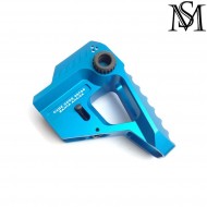 Rear stock part strike ind. cnc style m4 aeg BLUE milsim series (ms-141-blue) Rear stock part strike ind. cnc style m4 aeg BLUE milsim series (ms-141-blue)