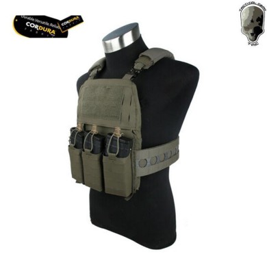 Tactical vest FCV five airsoft plate carrier RANGER GREEN tmc (tmc3531-rg)