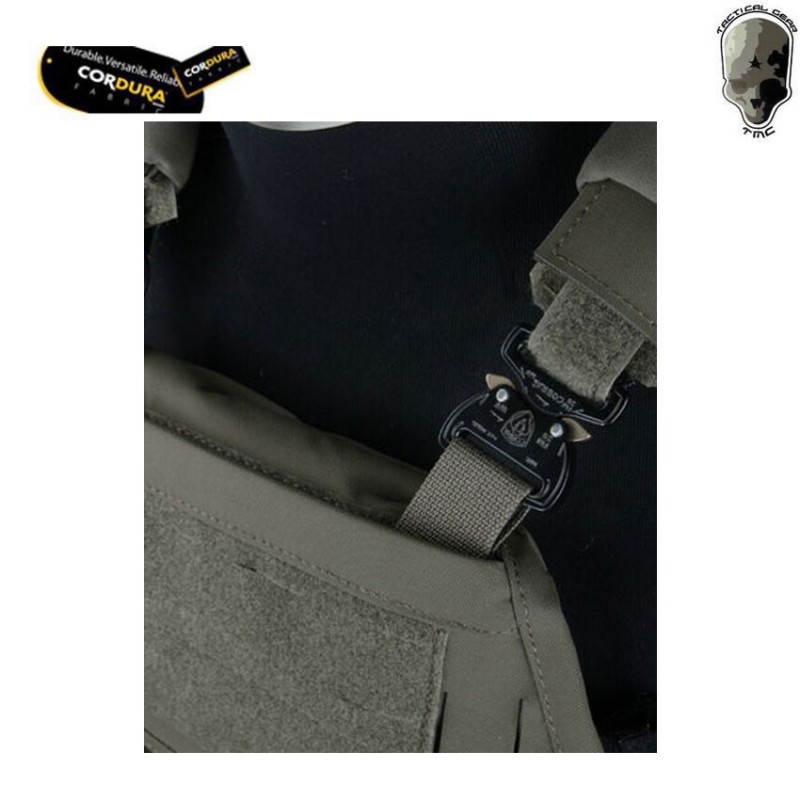 Tactical vest FCV five airsoft plate carrier RANGER GREEN tmc (tmc3531-rg)