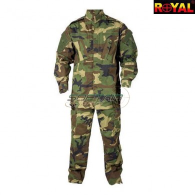 Woodland Uniform Zip Jacket / Pants Royal (rpuniw)