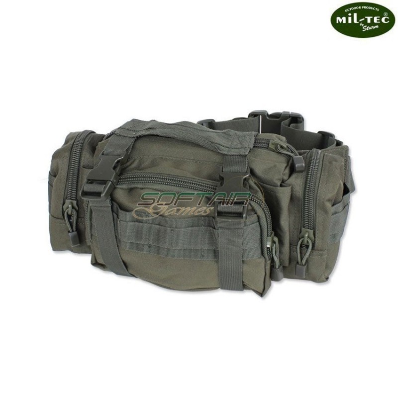 TOPS waist pack GREEN mil-tec (13510101) TOPS waist pack GREEN mil-tec (13510101)