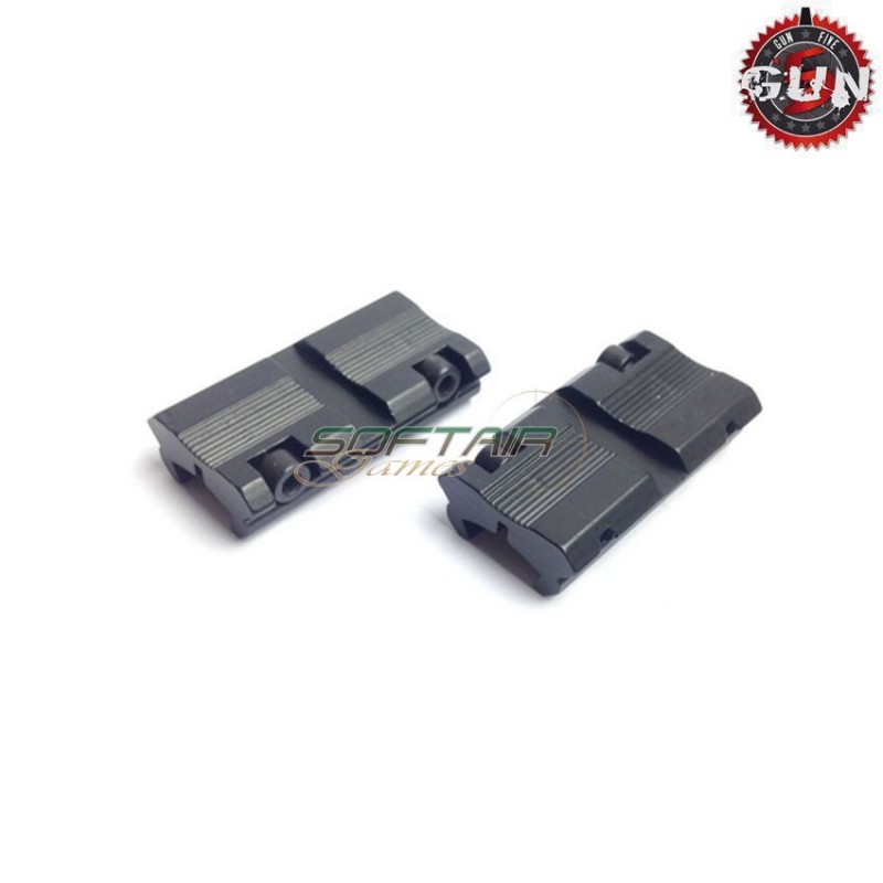 Pair of 11mm to 22mm rail gun five (gf-7912)