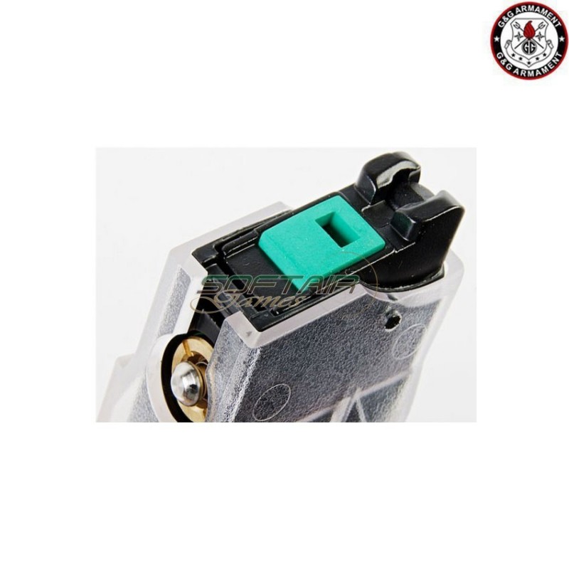 Caricatore a gas long 20bb per piranha c/dummy round g&g (gg-08189)