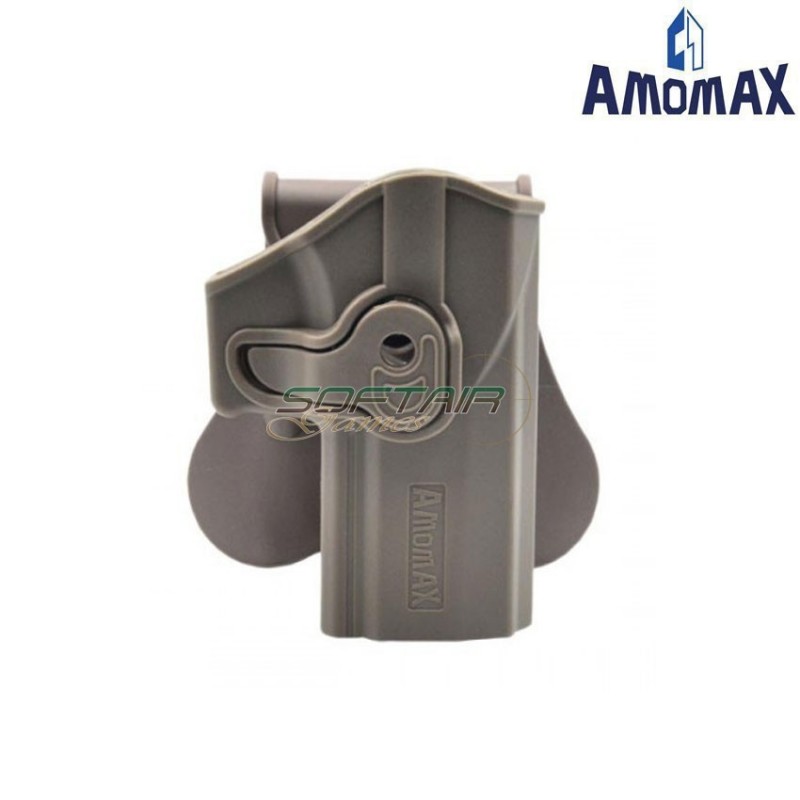 Fondina rigida DARK EARTH per pistola sig sauer P320 m17/m18 amomax (am-150c78016)