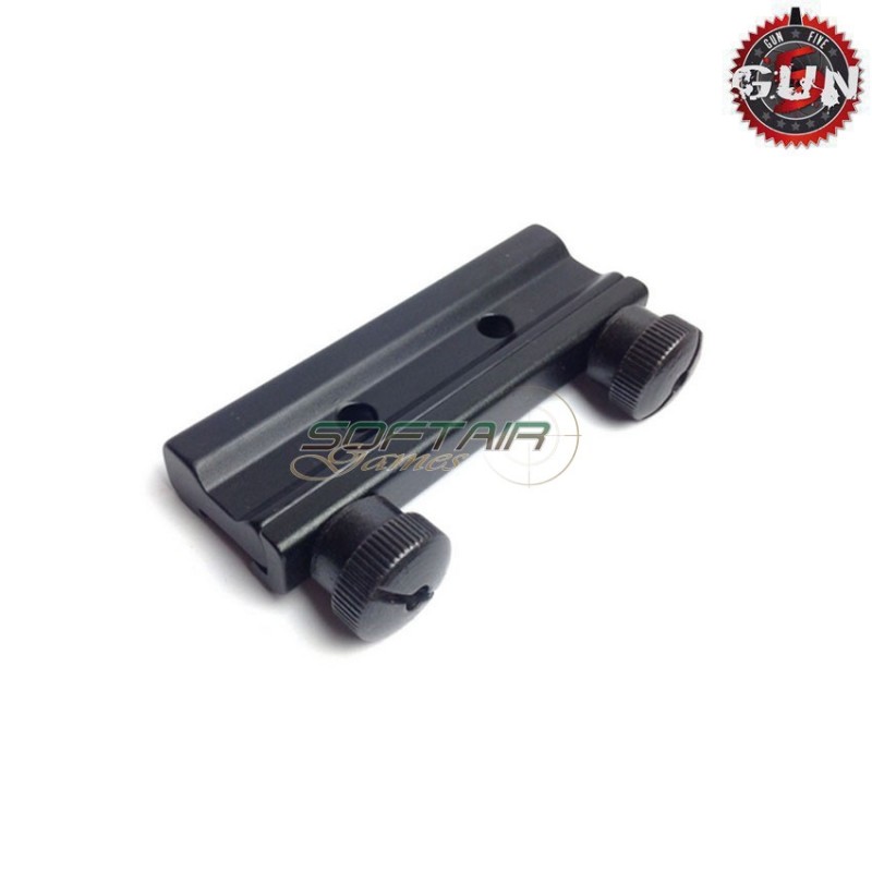 Black 11mm rail for acog sight gun five (gf-2546) Black 11mm rail for acog sight gun five (gf-2546)