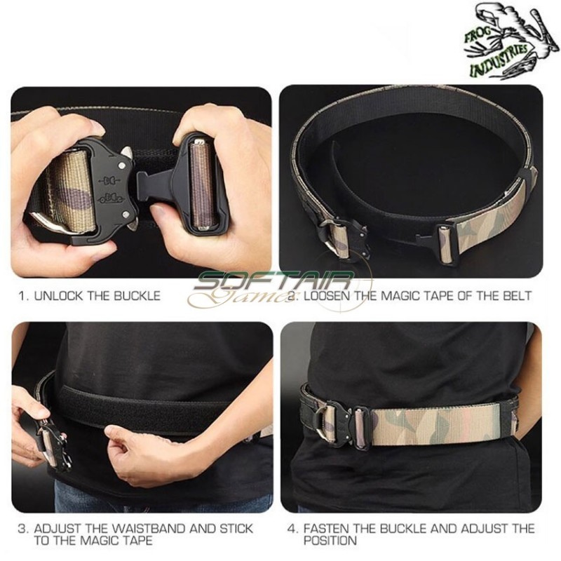 Knight ron. style tactical belt MULTICAM frog industries® (fi-ba22m-mc)