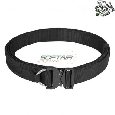 Cintura knight ron. style tattica NERA frog industries® (fi-ba22b-bk)