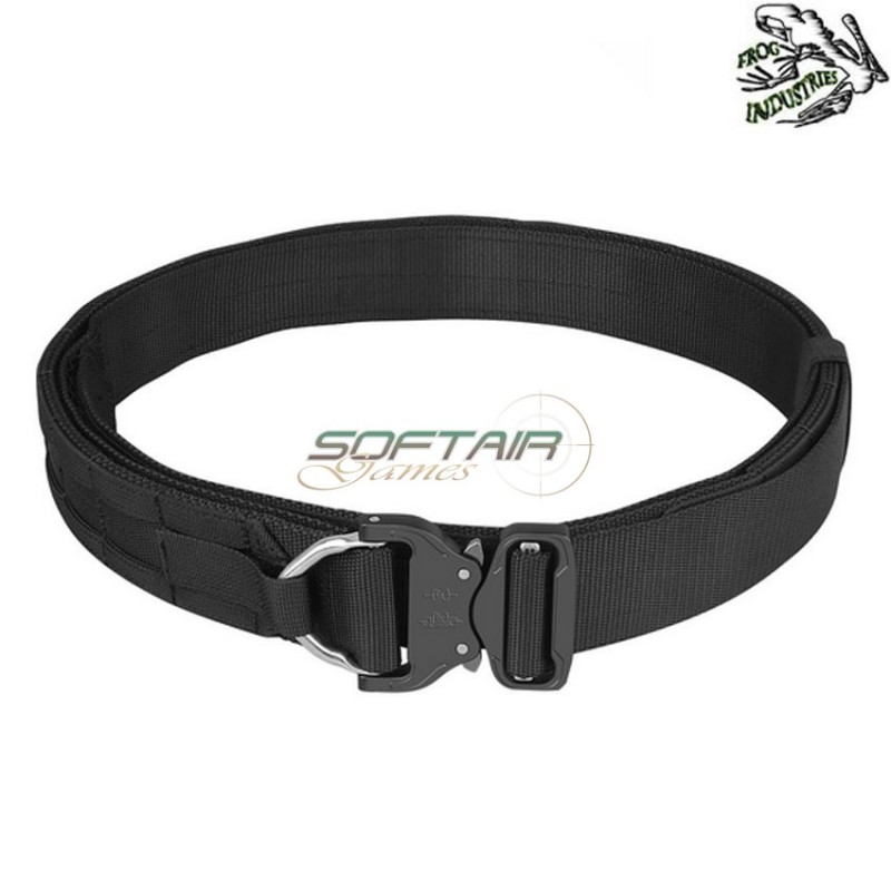 Knight ron. style tactical belt BLACK frog industries® (fi-ba22b-bk)