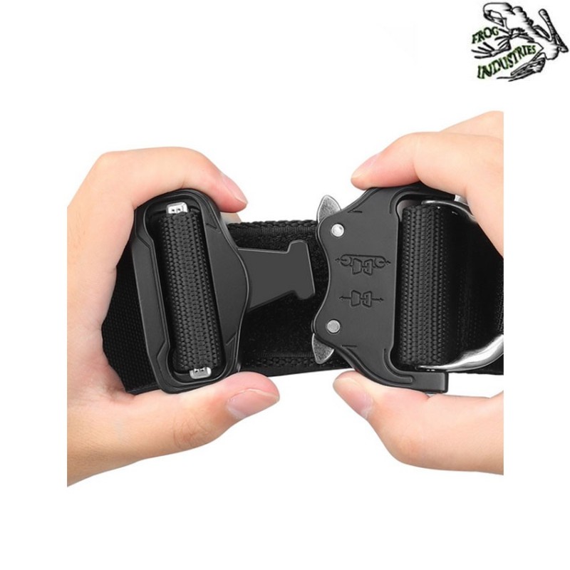 Cintura knight ron. style tattica NERA frog industries® (fi-ba22b-bk)