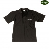 Polo nera SECURITY mil-tec (12061002)