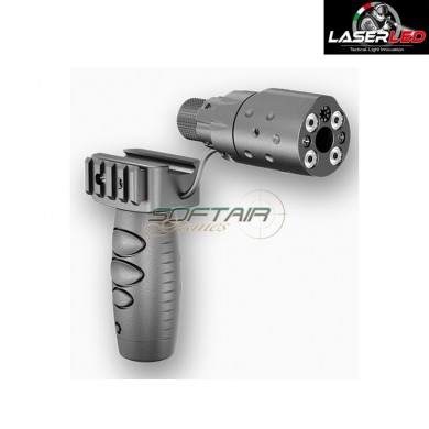 Torcia-laser rosso-luce XP nero 14mm CCW laserled (xp110n-s)