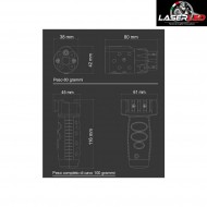 Red laser-flashlight XP black 14mm CCW laserled (xp110n-s)