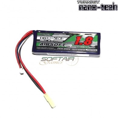 Lipo Battery Connector Tamiya 1800mah 11.1v 20~40c Turnigy Nano-tech (1261)