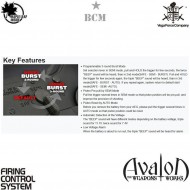 Electric rifle avalon BCM MCMR 11" CQB black vfc (vf-bcm-air)