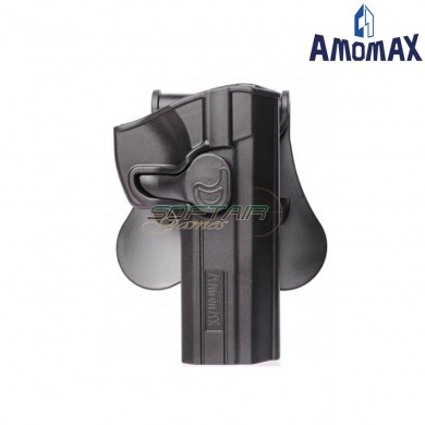 Fondina rigida black per pistola CZ 75 sp-01 amomax (am-75p01sg2)