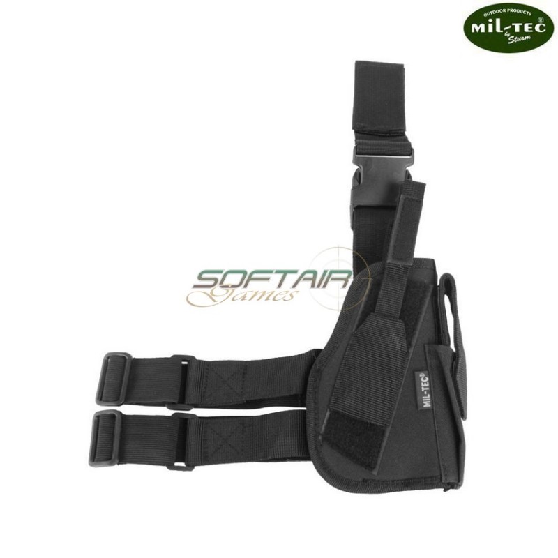 Universal holster black right leg mil-tec (16140002)
