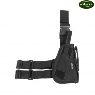 Universal holster black right leg mil-tec (16140002)
