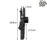 Fondina universale ipsc style nera frog industries® (fi-1232n)