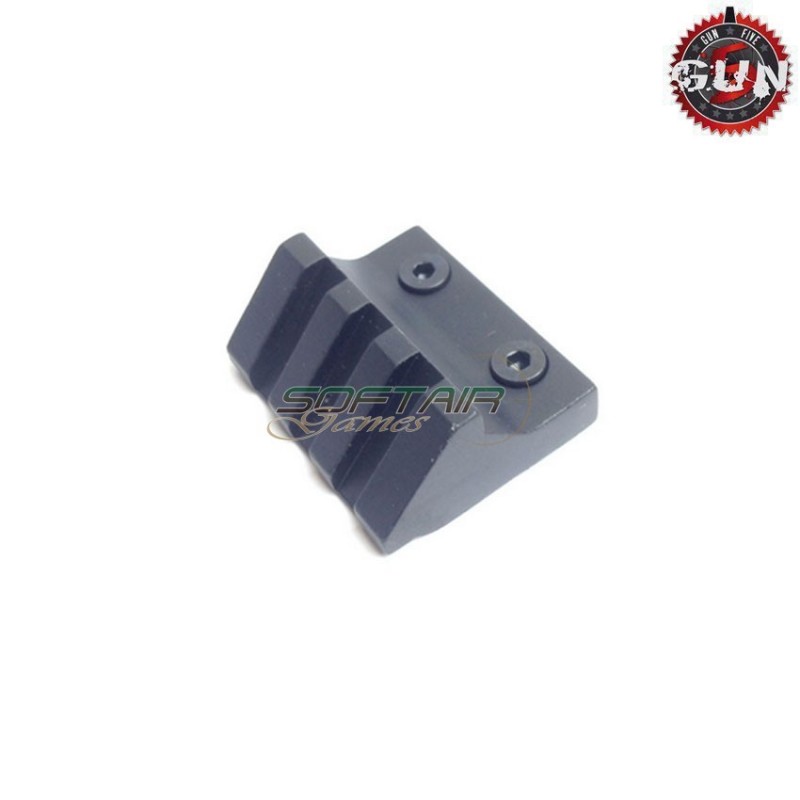 Offset keymod rail black gun five (gf-9863)