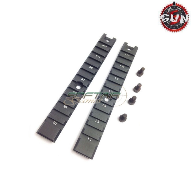 Slitta nera long g36 style gun five (gf-b241)