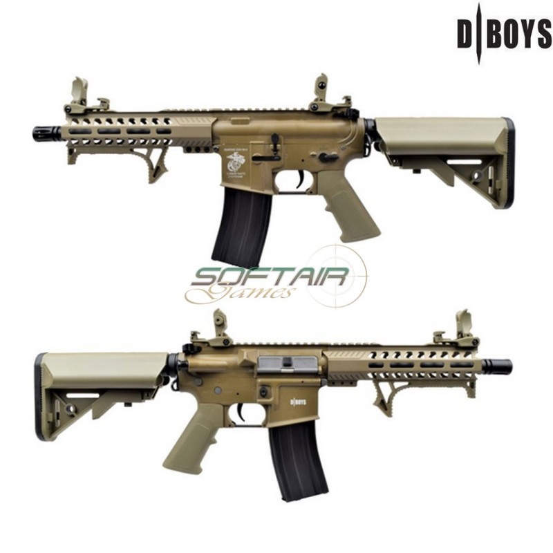 Electric rifle M4 8" METAL VERSION dark earth dboys (7301m-t)