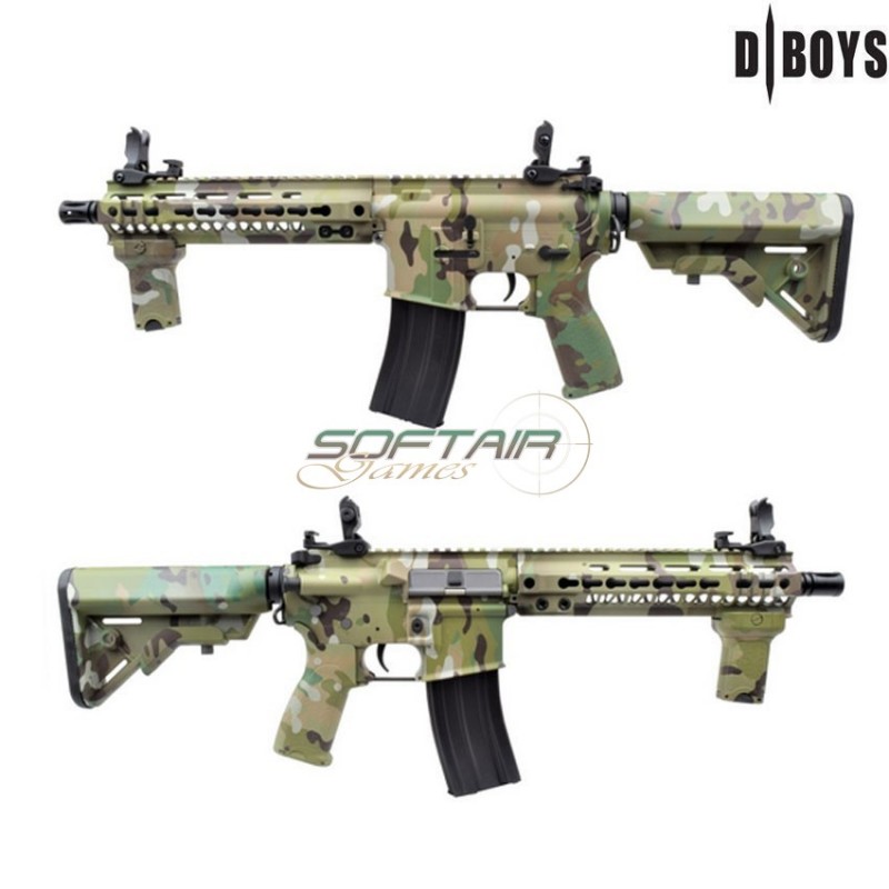 Electric rifle M4 9.5" METAL VERSION multicam dboys (4982m-m)