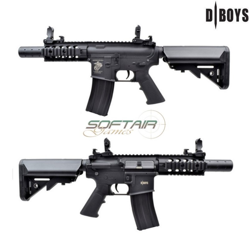 Fucile elettrico M4 5" POLYMER VERSION nero dboys (1171)