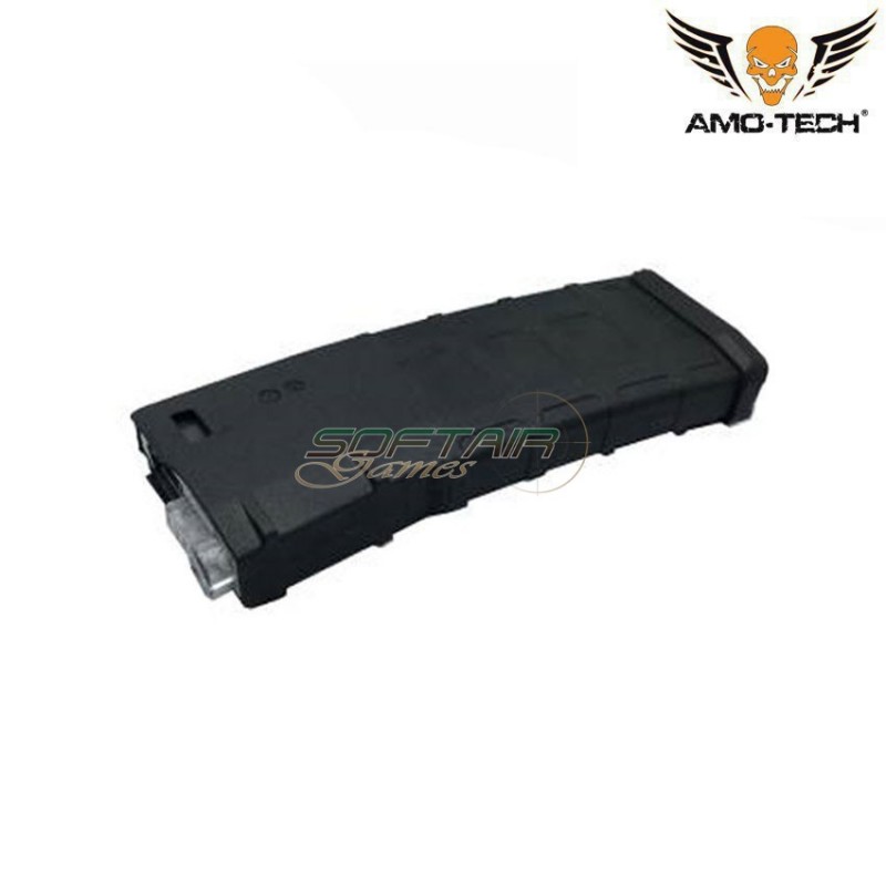 Caricatore maggiorato flash 380bb hotel black per serie m4 amo-tech® (amt-hcf-hotel-bk)